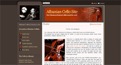 Desktop Screenshot of albaniancellosite.com