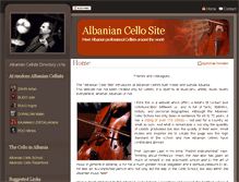 Tablet Screenshot of albaniancellosite.com